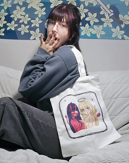 Angel/Devil Tote Bag