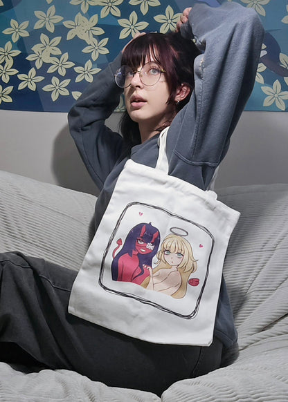 Angel/Devil Tote Bag