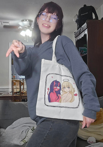 Angel/Devil Tote Bag