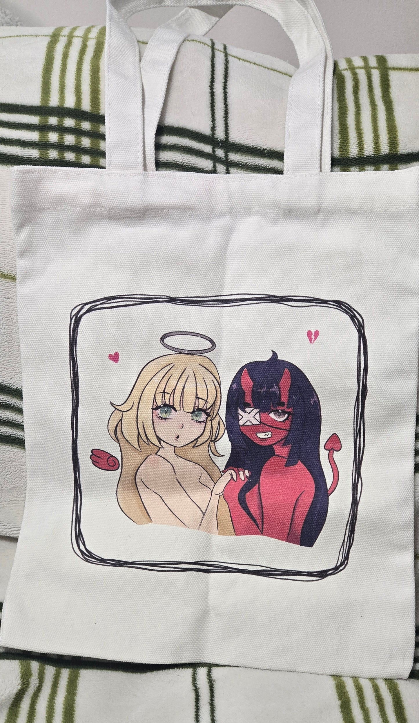 Angel/Devil Tote Bag